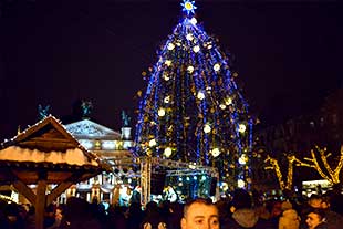 Новогодняя елка Львова. Туры на Новый год во Львове